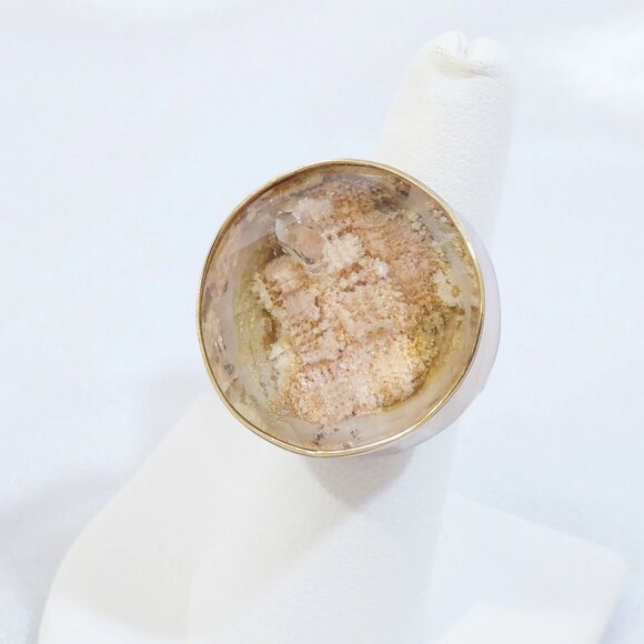 RARE - Charles Albert Lodolite Quartz Ring - vintage - Picture 4 of 8